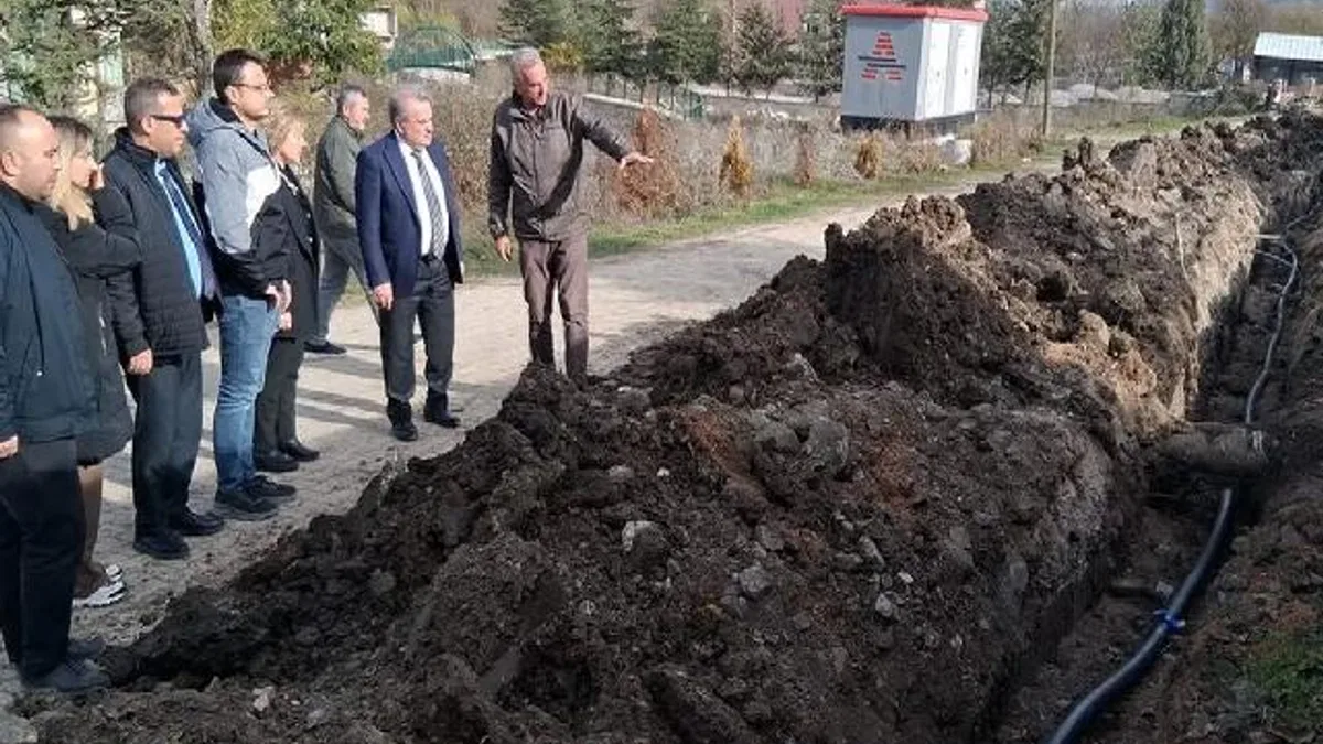 Bozüyük’te içme suyu müjdesi... Muratdere’ye 4 bin 500 metrelik yeni hat