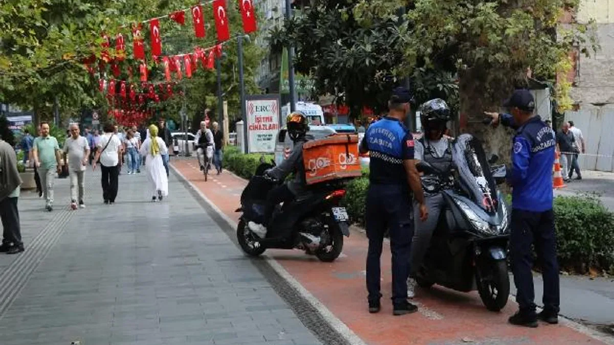 Kocaeli'de zabıta denetimde, yayalar güvende