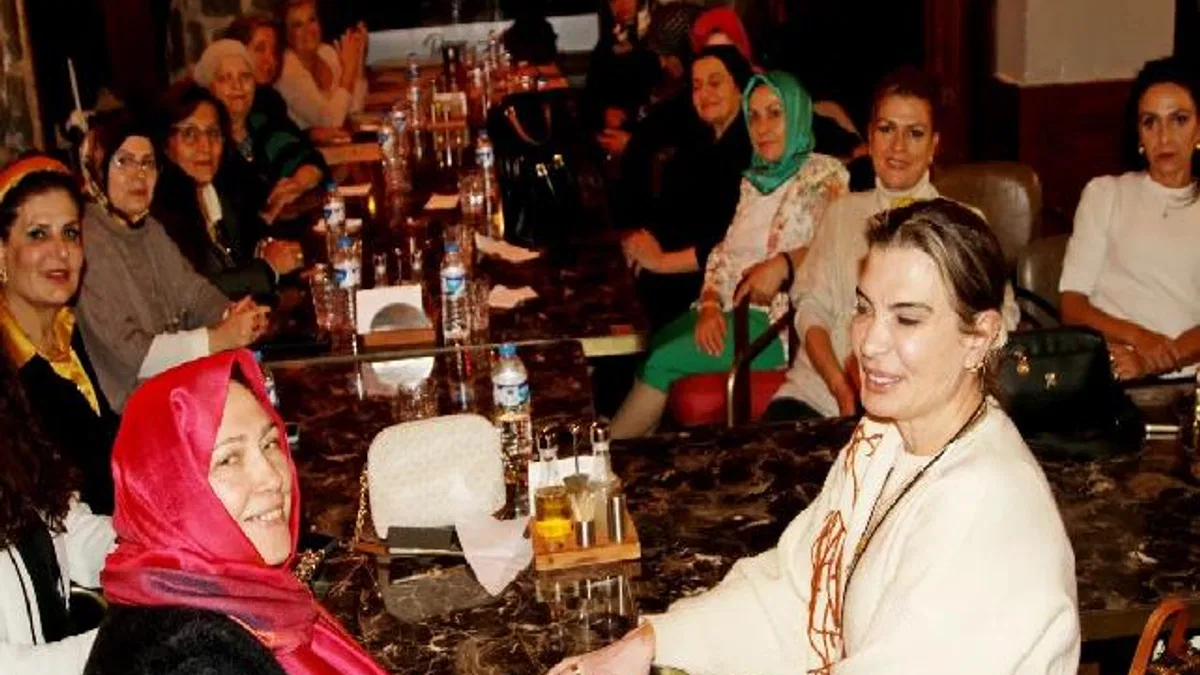 Erzurum’un güçlü kadınları dayanışma sofrasında buluştu