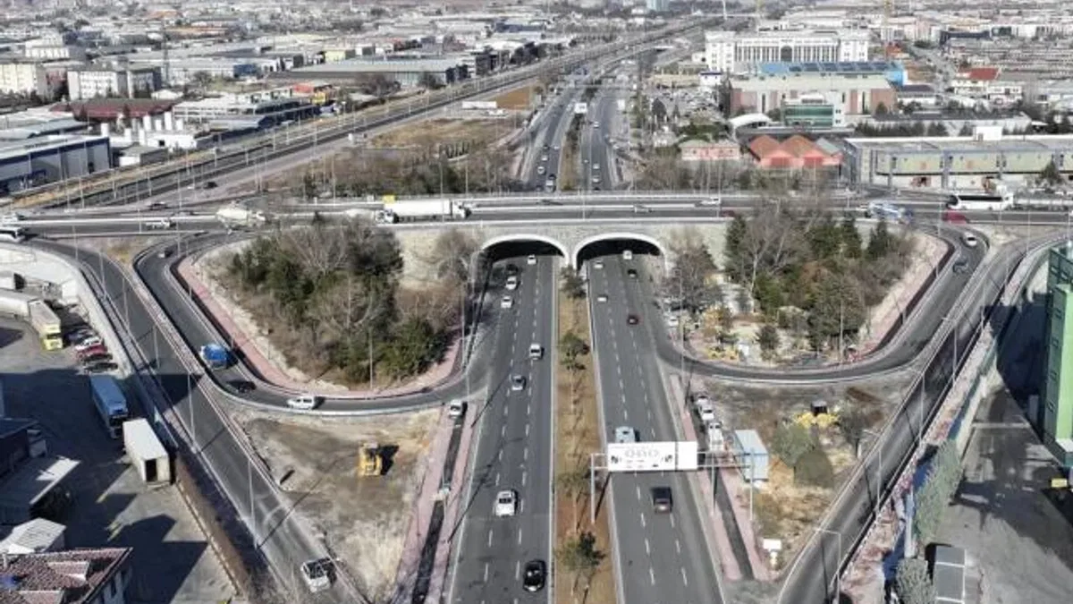 Konya'da Marangozlar Kavşağı faaliyette