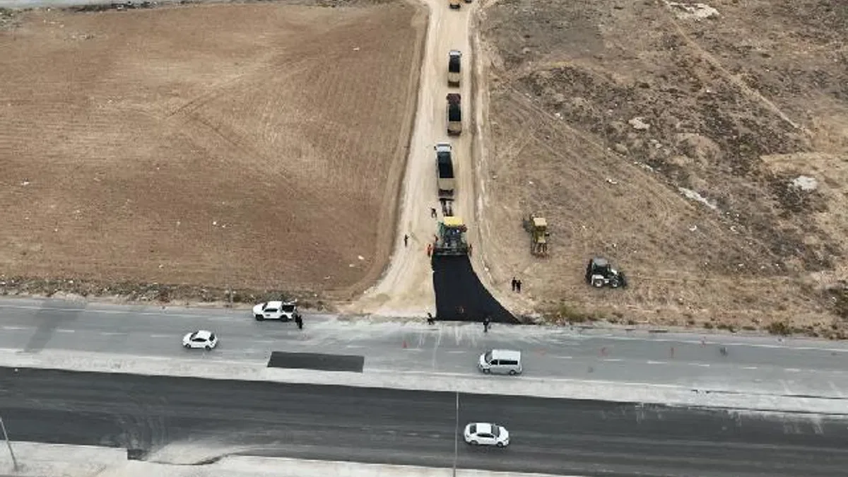 Konya Selçuklu'da asfalt çalışmalarına devam