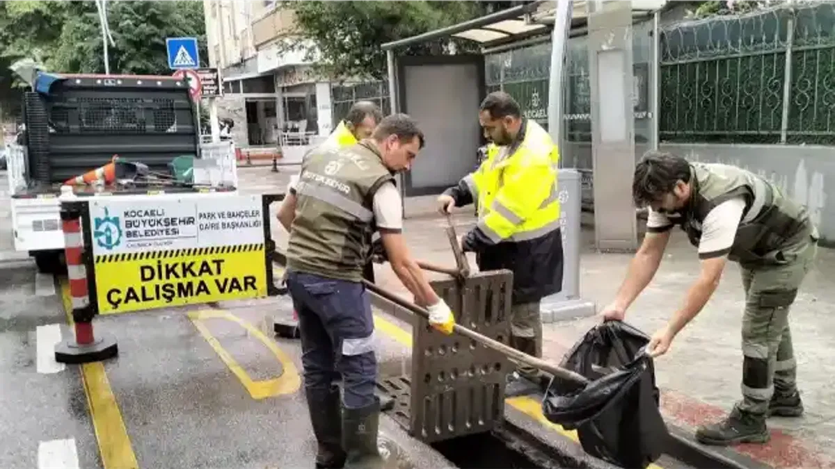 Kocaeli Büyükşehir kuvvetli sağanak sınavını başarıyla geçti