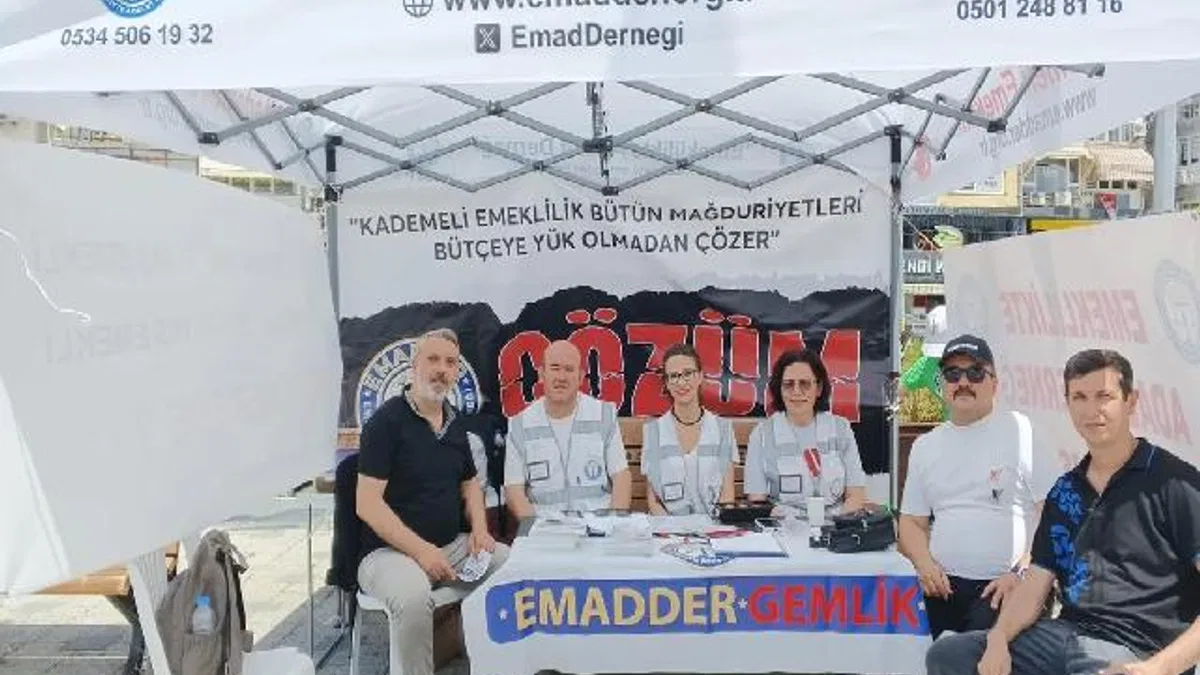 EMADDER temsilcileri hak arayışlarını Gemlik'te sürdürdü