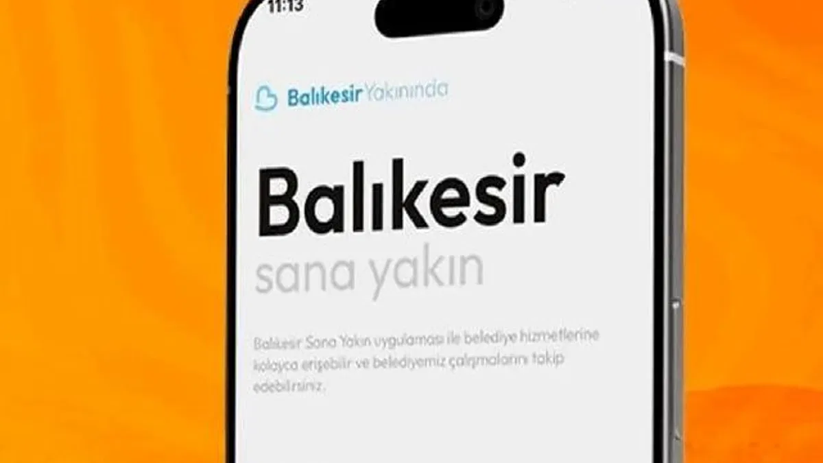 Balıkesir yakınında mobil uygulaması hayata geçti