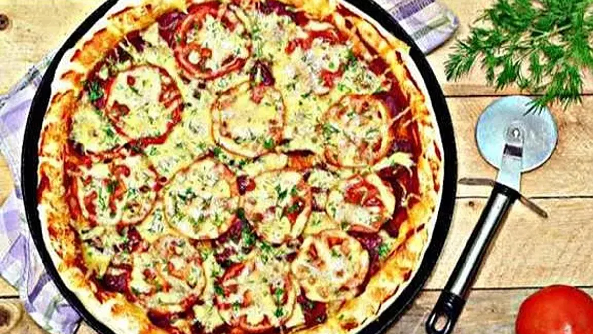Patatesli, Sebzeli Pizza Tarifi