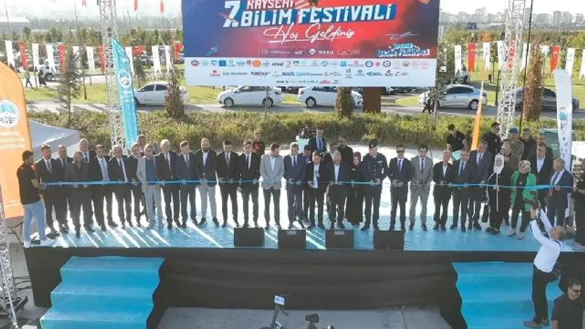 7’nci Kayseri Bilim Festivali açıldı