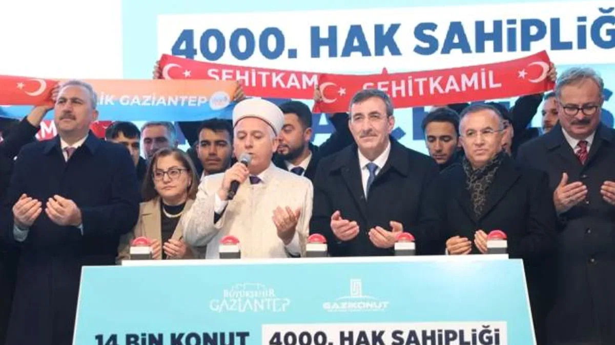 Gaziantep’te 4 bininci hak sahibi belirlendi
