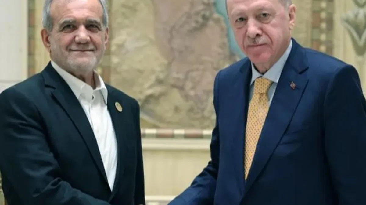 Cumhurbaşkanı Erdoğan, İranlı mevkidaşıyla görüştü