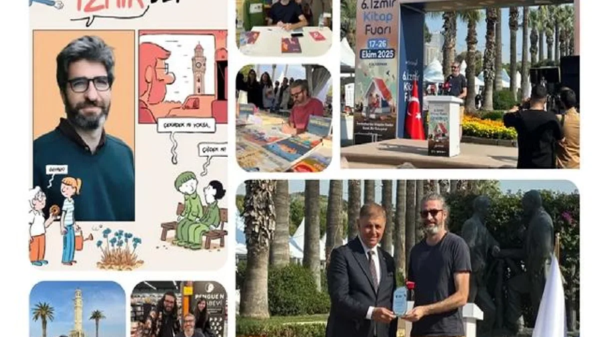 Ödüllü çizer Fabien Toulmé ilk kez İzmir'de