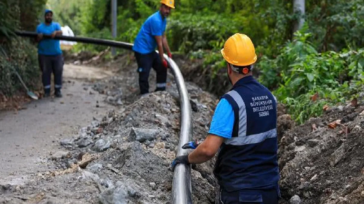 Sakarya'da Sapanca’nın dev altyapı güçlendirme projesi devam ediyor