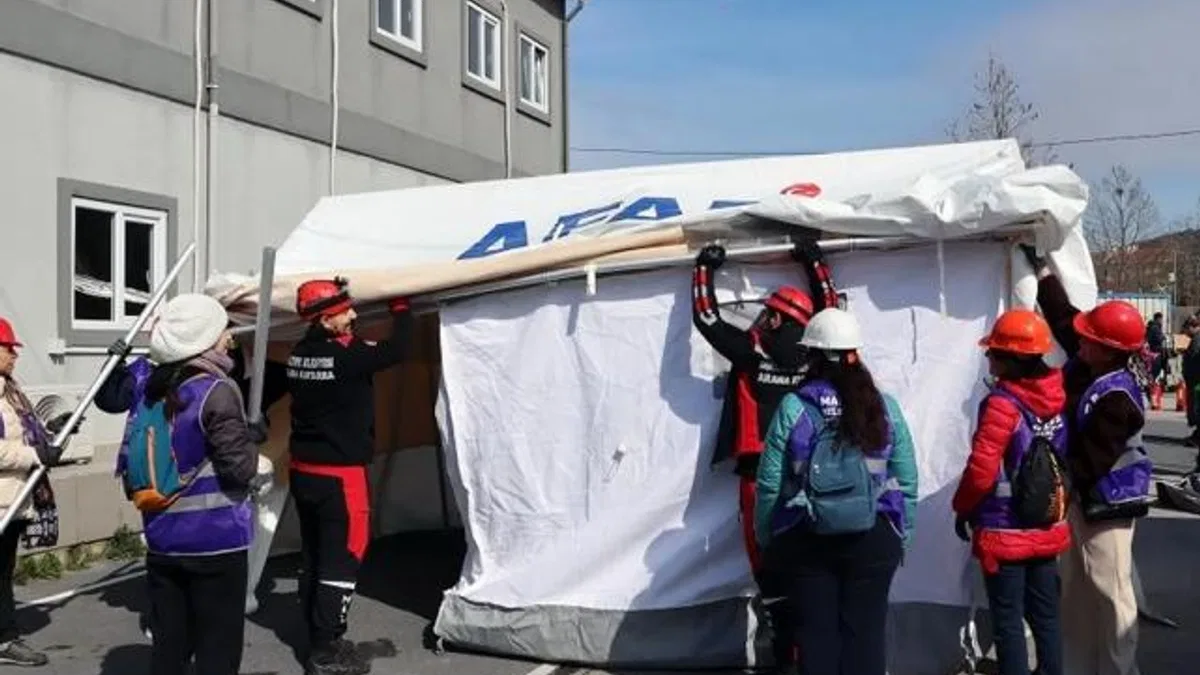 Maltepeli kadınlar afetlere müdahaleyi öğrendi
