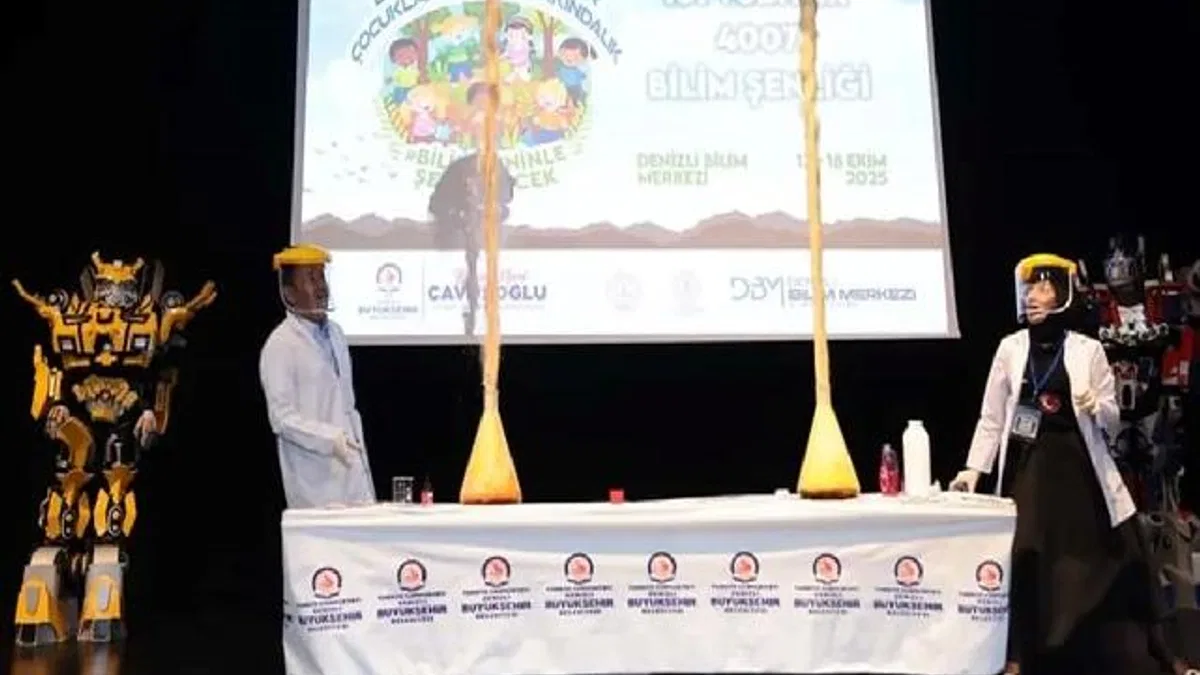 Denizli Bilim Merkezi’nde doğa dostu nesiller bilimle buluşuyor