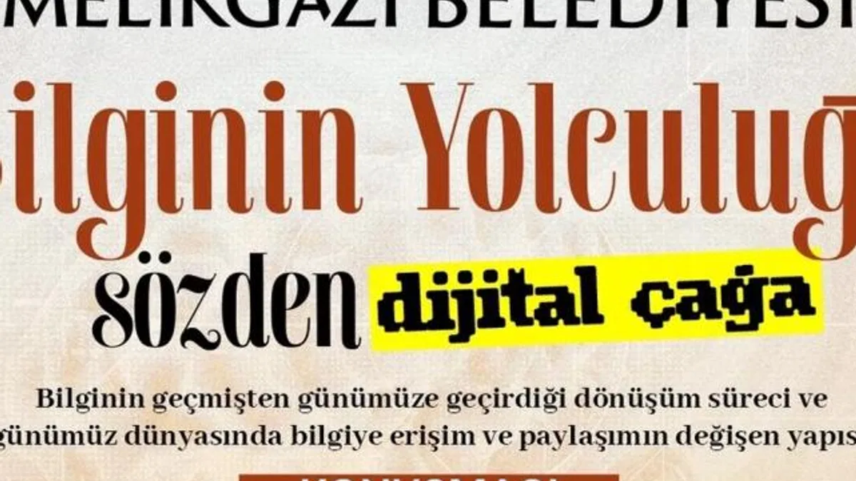 Sanat Melikgazi'de atölye ve konferans aynı anda