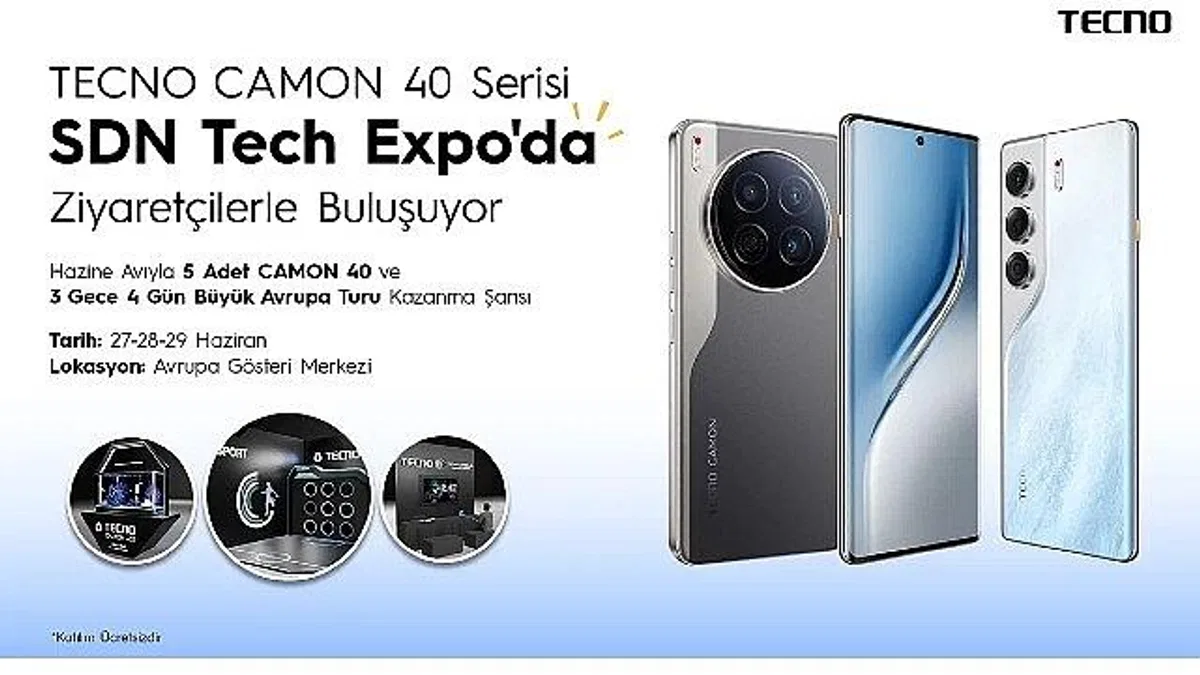 TECNO, CAMON 40 Premier 5G ve CAMON 40 Pro 5G Türkiye lansmanına geri sayım başladı!
