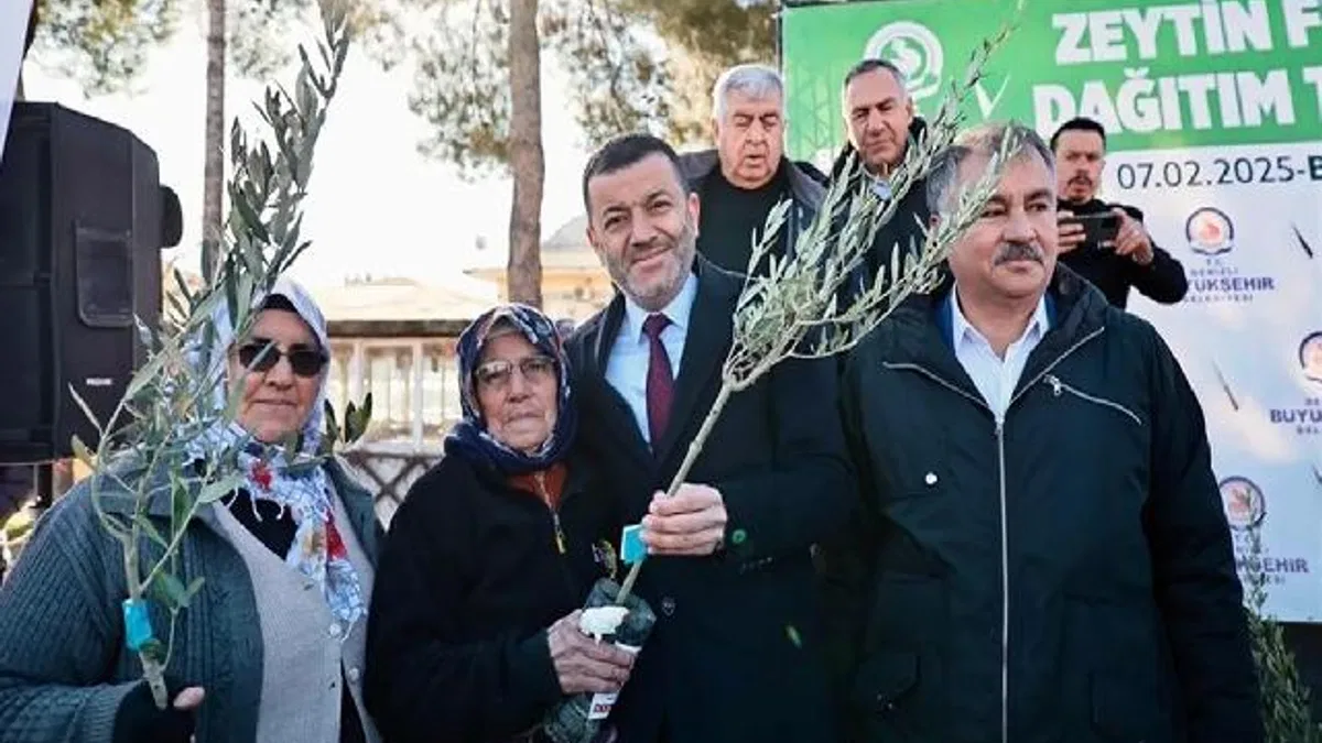 Denizli'de üreticiye 100 bin zeytin fidanı desteği