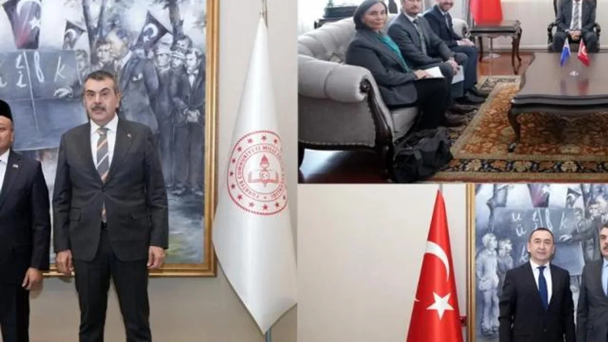 Üç ülkenin Ankara büyükelçileri MEB'de