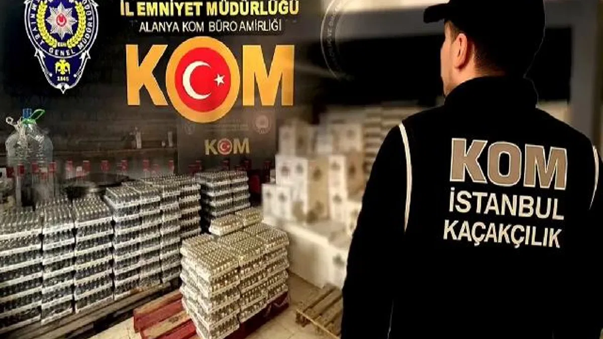 81 ilde kaçak ve sahte alkol operasyonu: 179 şüpheliye adli işlem