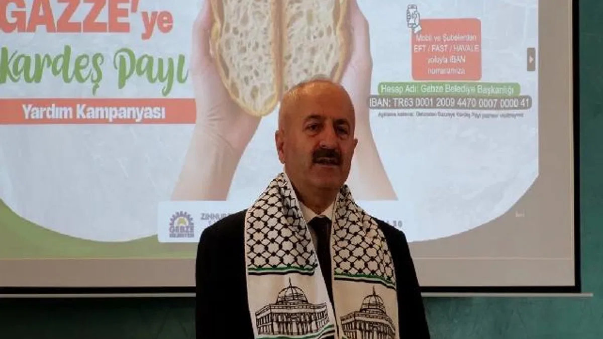 Gebze’den Gazze’ye kardeş payı