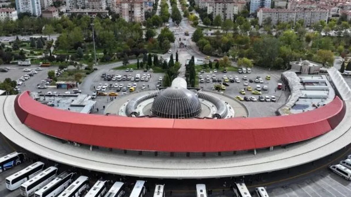 Konya Otogarı geçen yıl 18 milyona hizmet verdi