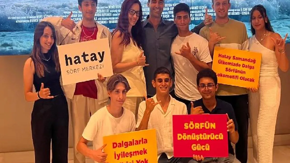 Hatay Sörf Merkezi “Hayatın Çizgisi”yle perdede